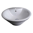 grey floating vanity American Imaginations Vessel Set Bathroom Vanity Sinks White Transitional