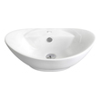vanity ceramic top American Imaginations Vessel Set Bathroom Vanity Sinks White Traditional