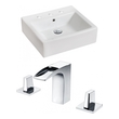 bathroom vanities with tops for cheap American Imaginations Vessel Set Bathroom Vanity Sinks White Transitional