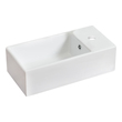 vanity in costco American Imaginations Vessel Set Bathroom Vanity Sinks White Modern