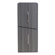 wood bathroom wall cabinet American Imaginations Modular Drawer Storage Cabinets Dawn Grey Modern
