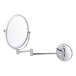 8 inch round mirror American Imaginations Magnifying Mirror Makeup Shaving Mirrors Chrome Modern
