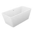  Anzzi BATHROOM - Bathtubs - Freestanding Bathtubs - One Piece - Man Made Stone Free Standing Bath Tubs White