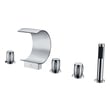 tub faucet kit Anzzi BATHROOM - Faucets - Bathtub Faucets - Deck Mounted Chrome