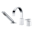 2 shower head shower Anzzi BATHROOM - Faucets - Bathtub Faucets - Deck Mounted Chrome