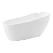 Free Standing Bath Tubs Anzzi ANZZI Acrylic Glossy White White FT-AZ093-R 191042071476 BATHROOM - Bathtubs - Freestan Acrylic Fiberglass 