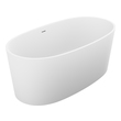 Anzzi Free Standing Bath Tubs, White, Solid Surface, BATHROOM - Bathtubs - Freestanding Bathtubs - One Piece - Man Made Stone, 848308072615, FT-AZ505
