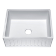 33x18 sink Anzzi KITCHEN - Kitchen Sinks - Farmhouse - Man Made Stone White