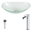  Anzzi BATHROOM - Sinks - Vessel - Tempered Glass Bathroom Vanity Sinks Green
