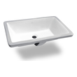 porcelain sink top Anzzi BATHROOM - Sinks - Under Mount - Ceramic / Procelain White