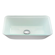jade sink Anzzi BATHROOM - Sinks - Vessel - Tempered Glass White