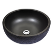 bathroom vanity with bowl on top Anzzi BATHROOM - Sinks - Vessel - Ceramic / Procelain Black