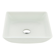 bathroom vanity with trough sink Anzzi BATHROOM - Sinks - Vessel - Tempered Glass White