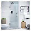 clear sliding shower door Anzzi SHOWER - Shower Doors - Hinged Black