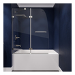 bath shower enclosure Anzzi SHOWER - Tubs Doors - Hinged Nickel