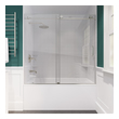 replace tub with shower insert Anzzi SHOWER - Tubs Doors - Sliding Nickel