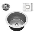undermount one bowl kitchen sinks Anzzi KITCHEN - Kitchen Sinks - Drop-in - Copper Nickel