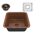 kitchen sink one bowl stainless steel Anzzi KITCHEN - Kitchen Sinks - Drop-in - Copper Copper