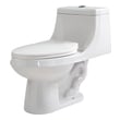 Toilets Anzzi Odin Vitreous China Glossy White White T1-AZ056 191042000896 BATHROOM - Toilets - One Piece 