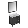 small vanity cabinet Anzzi BATHROOM - Vanities - Vanity Sets Black