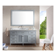Bathroom Vanities Ariel Grey D061S-GRY 816606015597 Single Sink Vanities 50-70 gray Complete Vanity Sets 25 