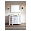 Bathroom Vanities Ariel Hollandale White E049S-WHT 816606015658 Single Sink Vanities Complete Vanity Sets 25 
