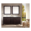 Bathroom Vanities Ariel Espresso K072D-ESP 816606015177 Double Sink Vanities 70-90 Dark Brown Complete Vanity Sets 25 