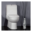 Toilets Ariel Platinum White TB351M 816606011445 toilet Complete Vanity Sets 