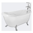 two piece tub Aston Bathtubs White Acyrllic Modern