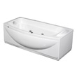 Whirlpool Bathtubs Aston UPC ETL White Acyrllic MT601-L 852920003131 Bathtubs Whitesnow Comfort Modern Whirlpool Left Complete Vanity Sets 