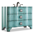 small powder room vanity ideas Cole and Co Bathroom Vanities Handpainted Turquoise Traditional, Transitional or Contemporary