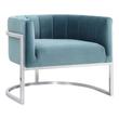 fabric occasional chair Contemporary Design Furniture Accent Chairs Sea Blue