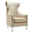 occasional accent chairs Contemporary Design Furniture Accent Chairs Gold