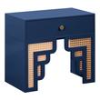 mirrored bedside table Contemporary Design Furniture Nightstands Navy