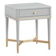 light grey gloss bedside table Contemporary Design Furniture Nightstands Grey