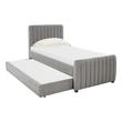 metal full bed frame Contemporary Design Furniture Beds Grey