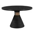 dark brown console table Contemporary Design Furniture Dining Tables Black