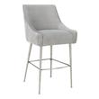bar stools set of 2 counter height Contemporary Design Furniture Stools Light Grey