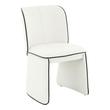 dining table chairs with wheels Contemporary Design Furniture Dining Chairs Cream