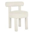 black and white upholstered dining chairs Contemporary Design Furniture Dining Chairs Cream
