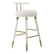 counter height chairs set of 2 Contemporary Design Furniture Stools White
