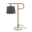living room end tables with drawers Contemporary Design Furniture Table Lamps Antique Brass,Ocean Grey