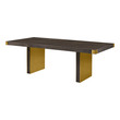 2 seat dining table set Contemporary Design Furniture Dining Tables Chocolate,Gold