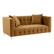 oversized chaise sofa Contemporary Design Furniture Loveseats Cognac