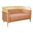 velvet cream couch Contemporary Design Furniture Loveseats Mauve