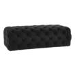 fabric upholstered ottoman Contemporary Design Furniture Ottomans Black