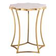 painted coffee table Contemporary Design Furniture Side Tables Accent Tables Gold,White Marble