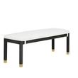 upholstered bench with high back Contemporary Design Furniture Benches Charcoal