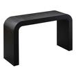 natural wood console table Contemporary Design Furniture Console Tables Black