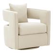 high back swivel accent chair Contemporary Design Furniture Accent Chairs Cream